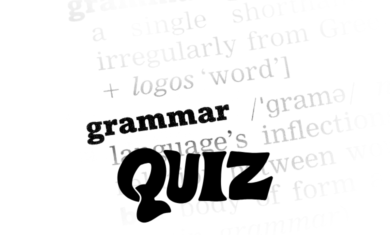 Free English grammar test online level 7