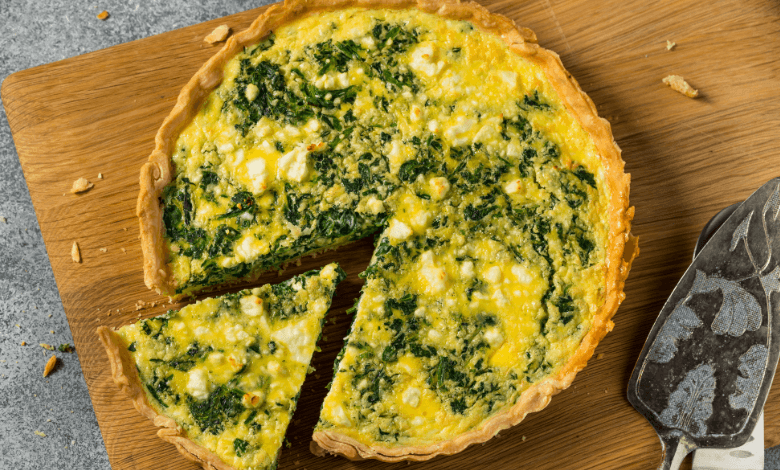 Savory Breakfast: Spinach and Feta Quiche