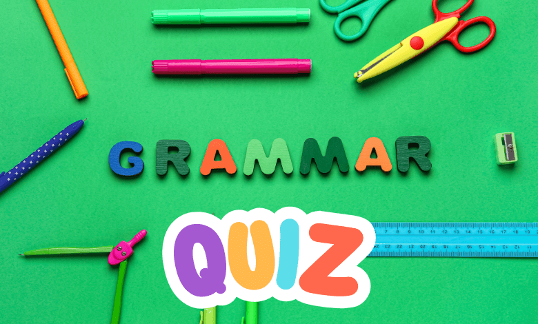 Free English grammar test online level 1