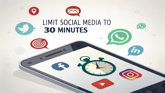 Limit Social Media to 30 Minutes