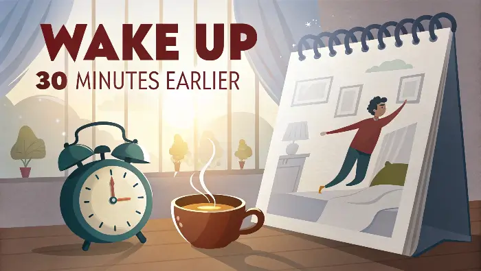 Wake Up 30 Minutes Earlier