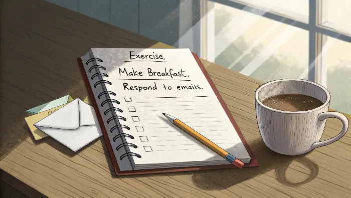 Write a Morning To-Do List