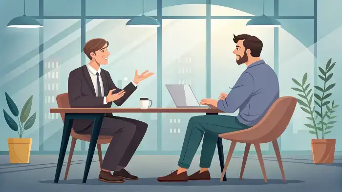 عبارات إنجليزية تستخدم في المقابلات الوظيفية مع أمثلة واقعية